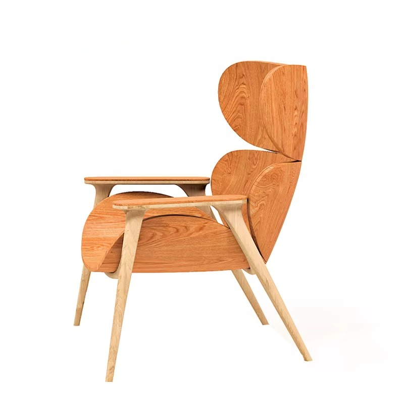Sustainable Living Homes - Estrutura de cadeira lounge sustentável em